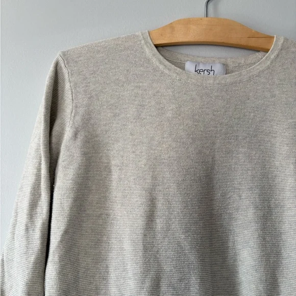 Kersh Light Gray Crewneck Sweater - Picture 3 of 4